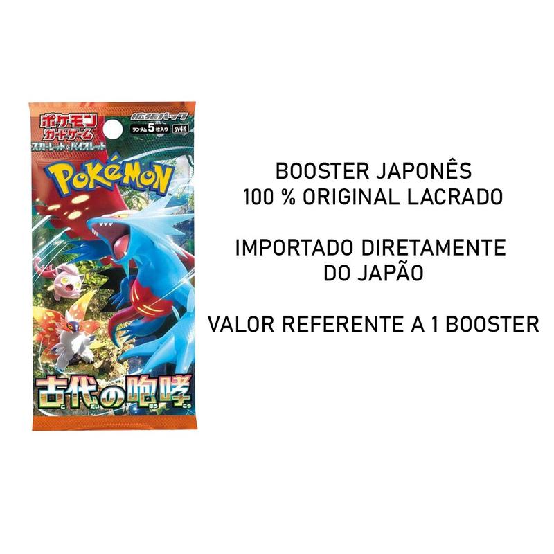 Booster Pokémon Japones Lacrado 100% Original- Japão - Pokemon